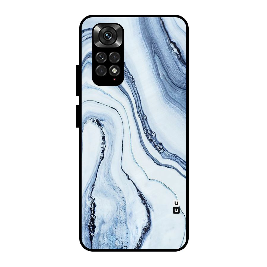 Marble Style (Printed) Metal Back Case for Redmi Note 11 Pro