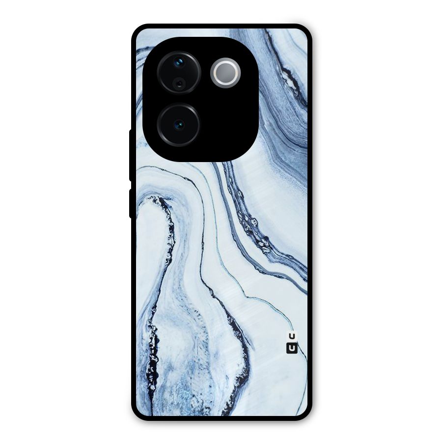 Marble Style (Printed) Metal Back Case for Vivo T3 Pro