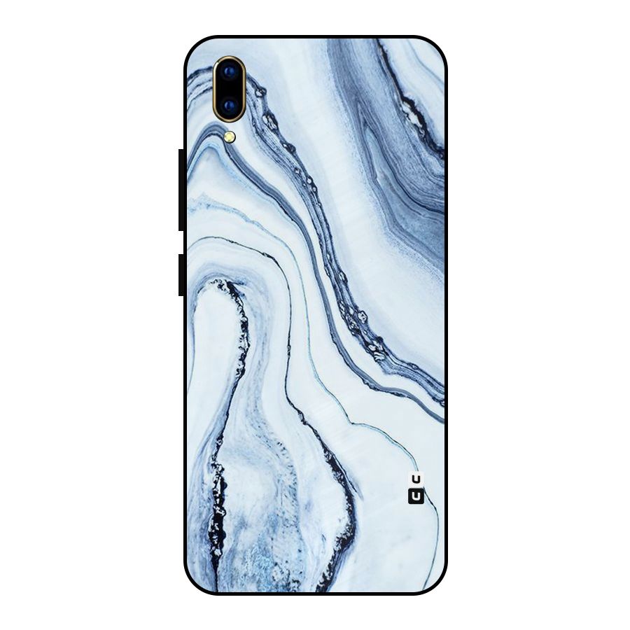 Marble Style (Printed) Metal Back Case for Vivo V11 Pro