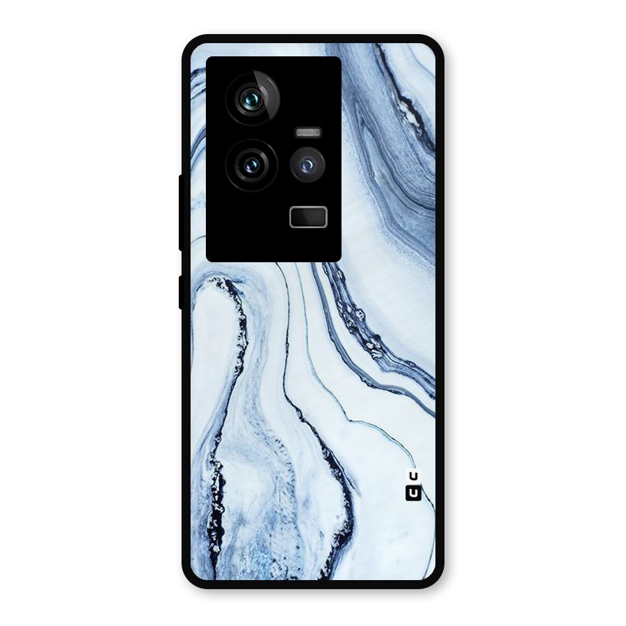 Marble Style (Printed) Metal Back Case for iQOO 11 5G