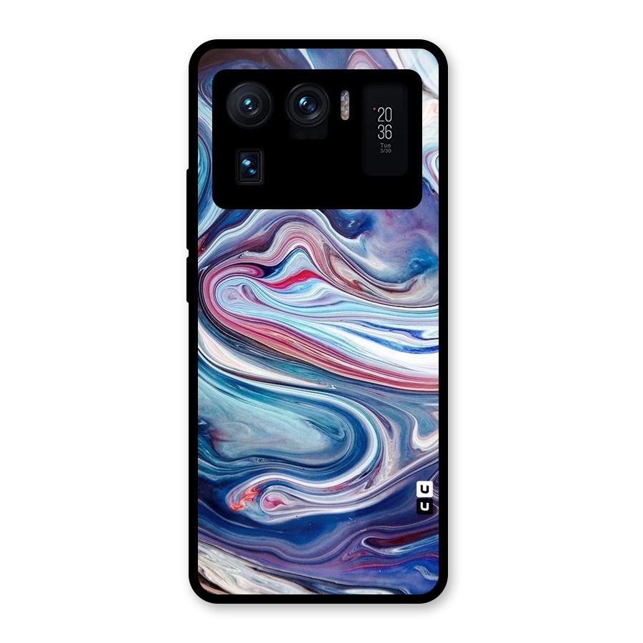 Marble Style Printed Glass Back Case for Mi 11 Ultra