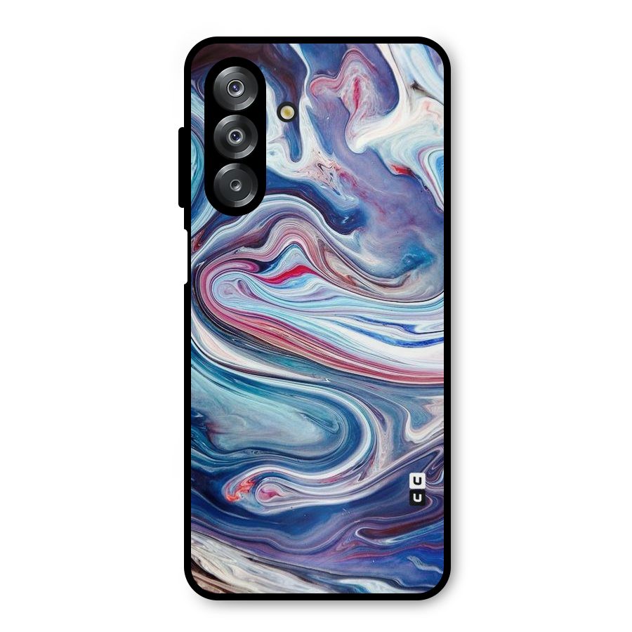 Marble Style Printed Metal Back Case for Galaxy A26