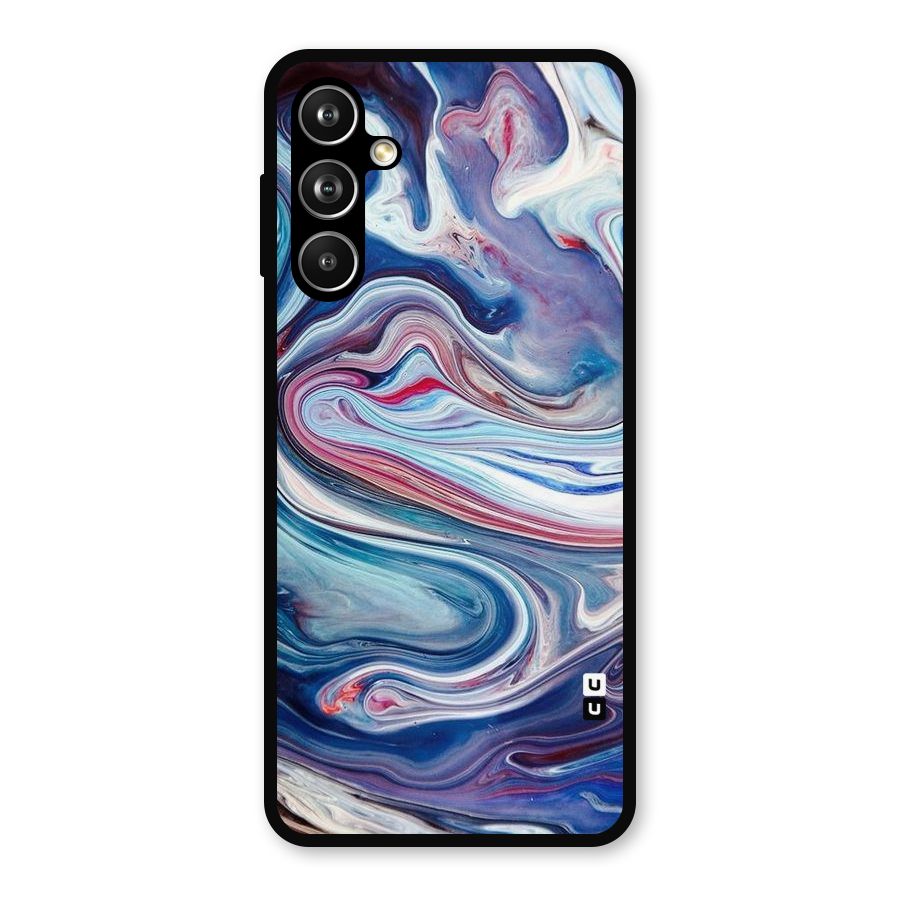 Marble Style Printed Metal Back Case for Galaxy F54