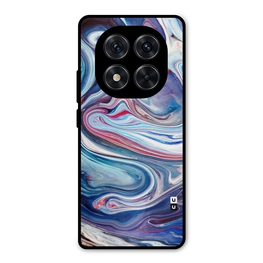 Marble Style Printed Metal Back Case for Poco X7