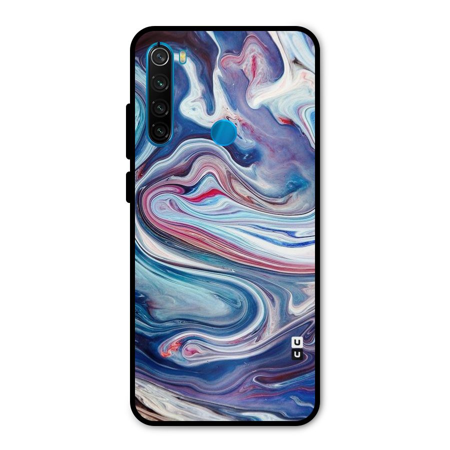 Marble Style Printed Metal Back Case for Redmi Note 8