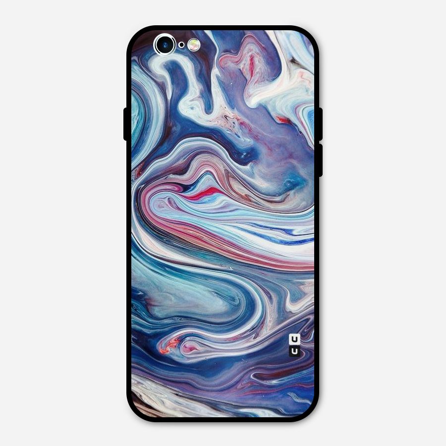 Marble Style Printed Metal Back Case for iPhone 6 6s