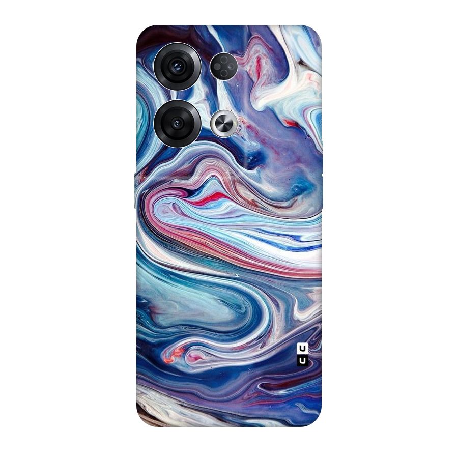 Marble Style Printed Original Polycarbonate Back Case for Oppo Reno8 Pro 5G