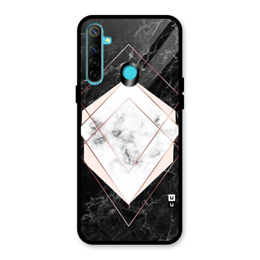 Marble Texture Print Glass Back Case for Realme Narzo 10