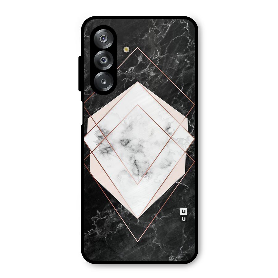 Marble Texture Print Metal Back Case for Galaxy A26
