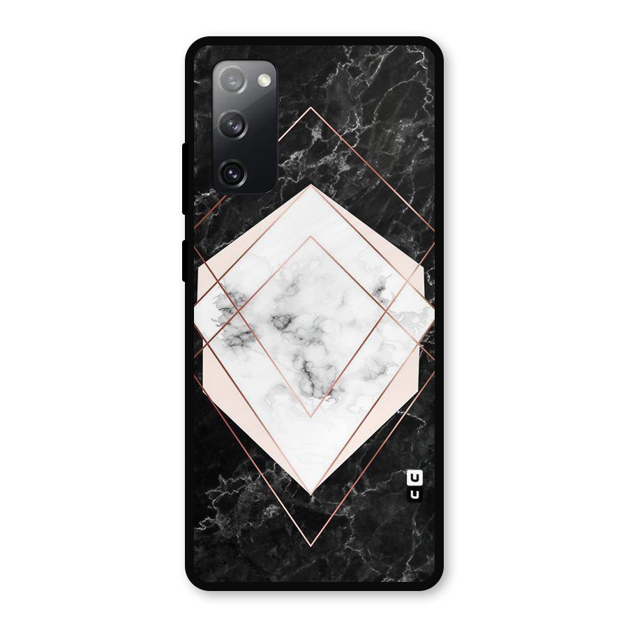 Marble Texture Print Metal Back Case for Galaxy S20 FE 5G