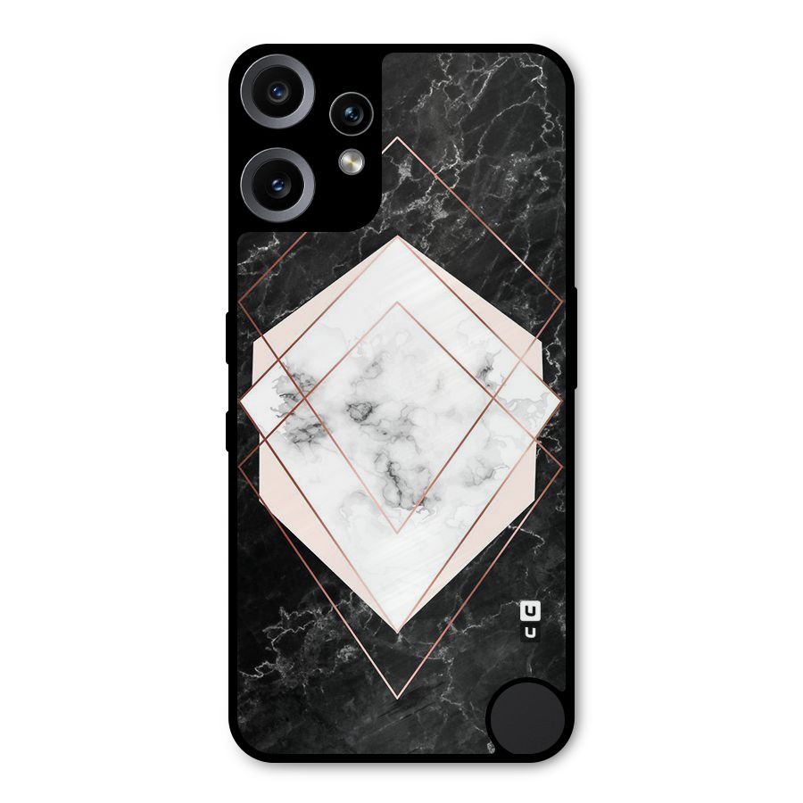 Marble Texture Print Metal Back Case for Nothing CMF Phone 2 Pro