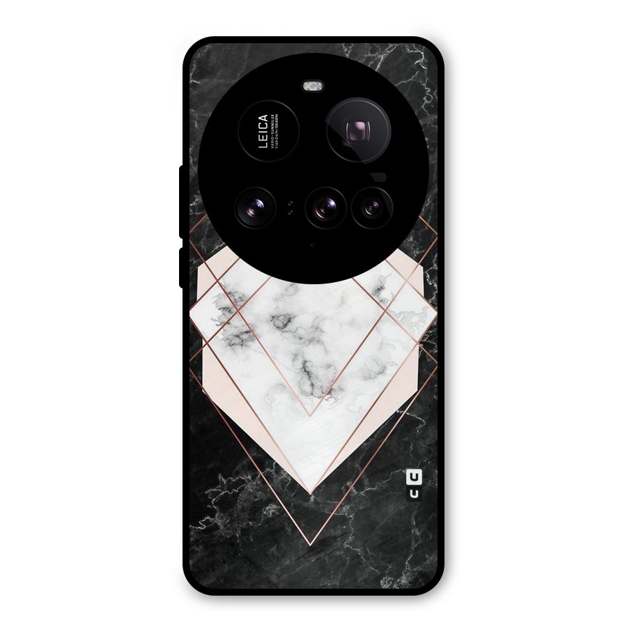 Marble Texture Print Metal Back Case for Xiaomi 15 Ultra