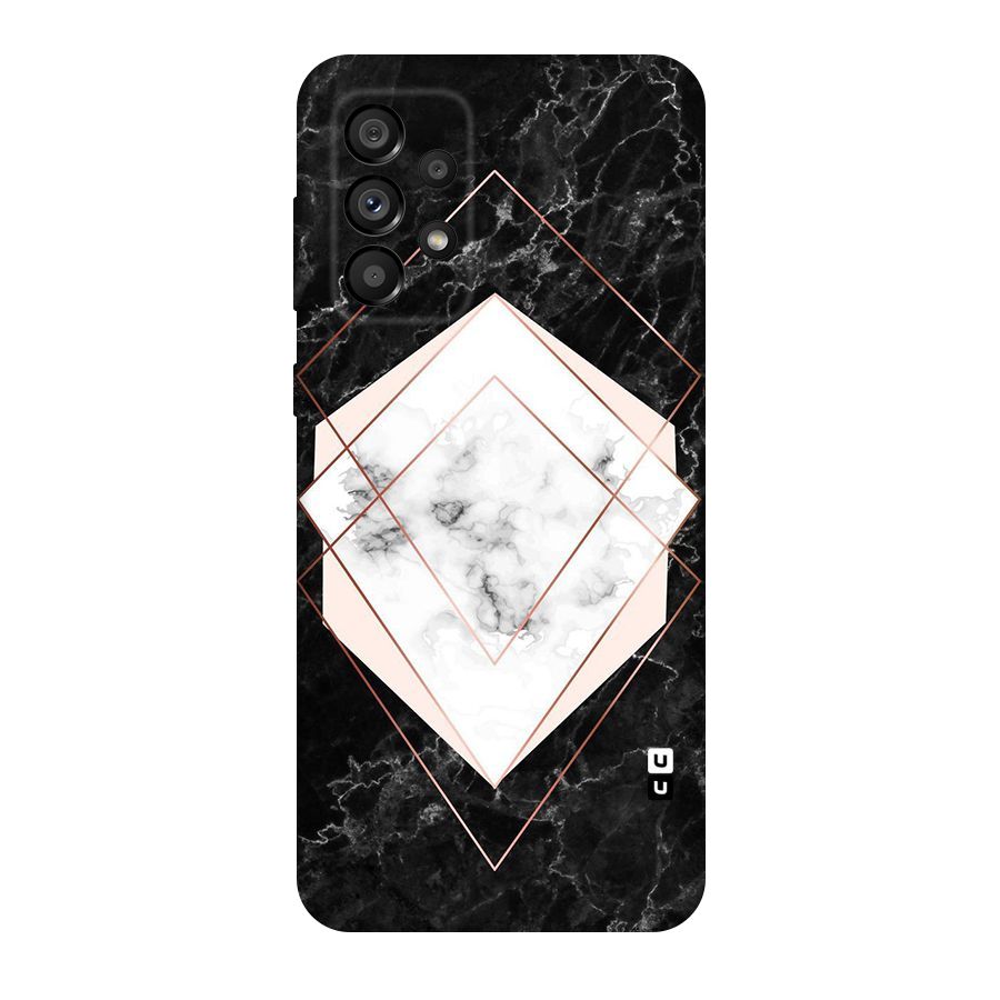 Marble Texture Print Original Polycarbonate Back Case for Galaxy A73 5G