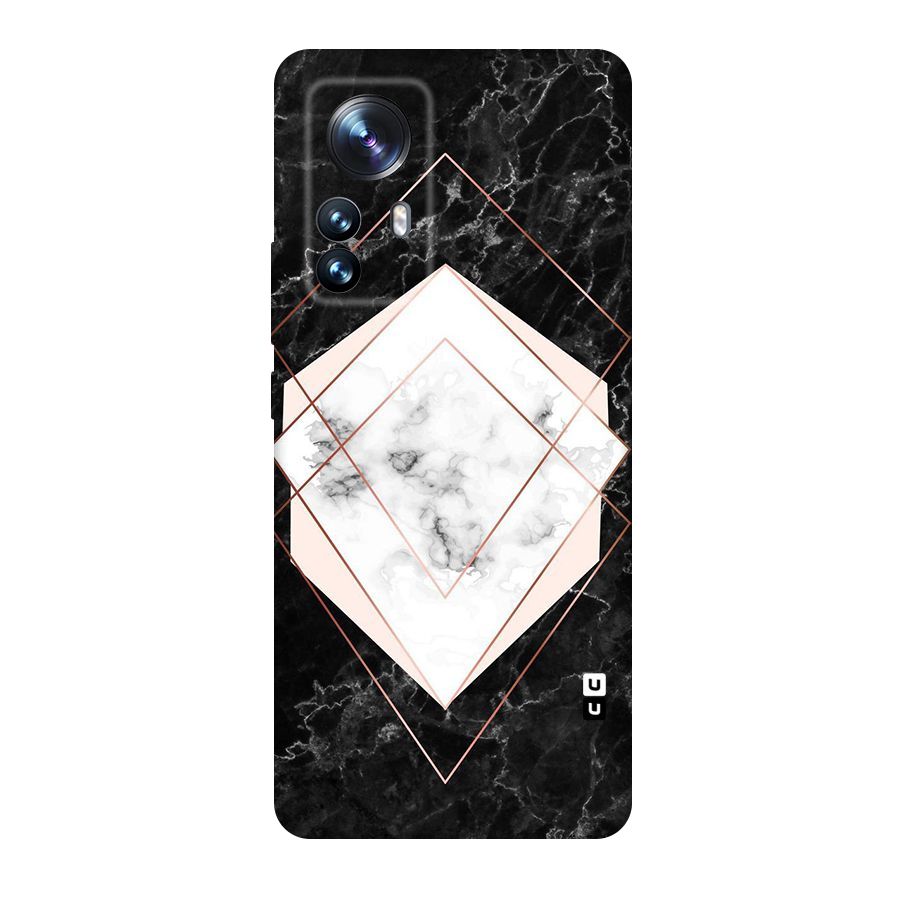 Marble Texture Print Original Polycarbonate Back Case for Xiaomi 12 Pro