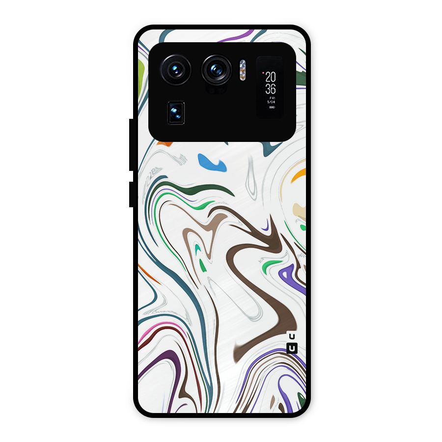 Marbled Printed Art Metal Back Case for Mi 11 Ultra