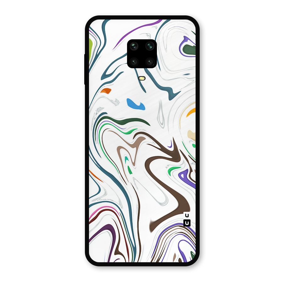 Marbled Printed Art Metal Back Case for Redmi Note 9 Pro Max