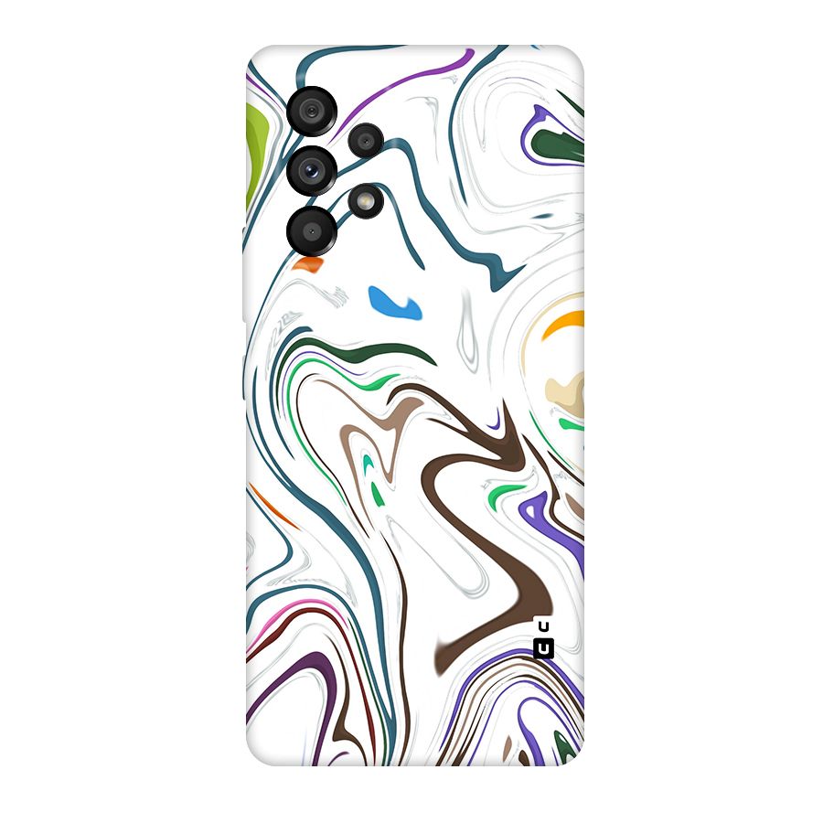 Marbled Printed Art Original Polycarbonate Back Case for Galaxy A53 5G