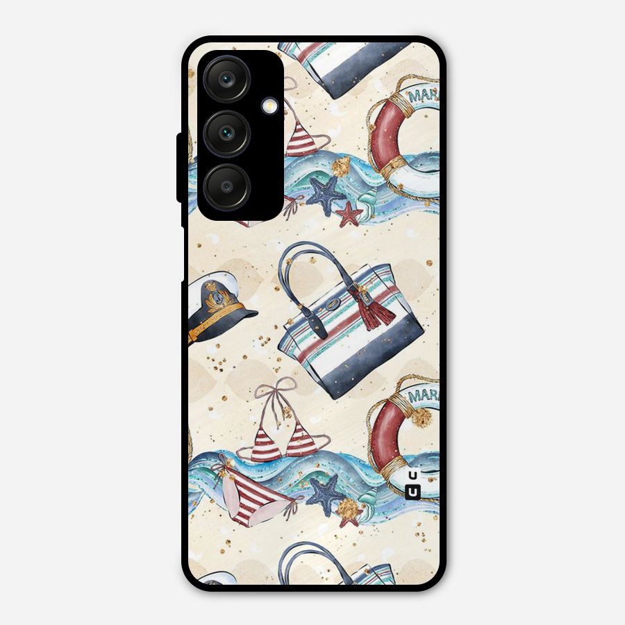 Marine Bag Design Metal Back Case for Galaxy A25 5G