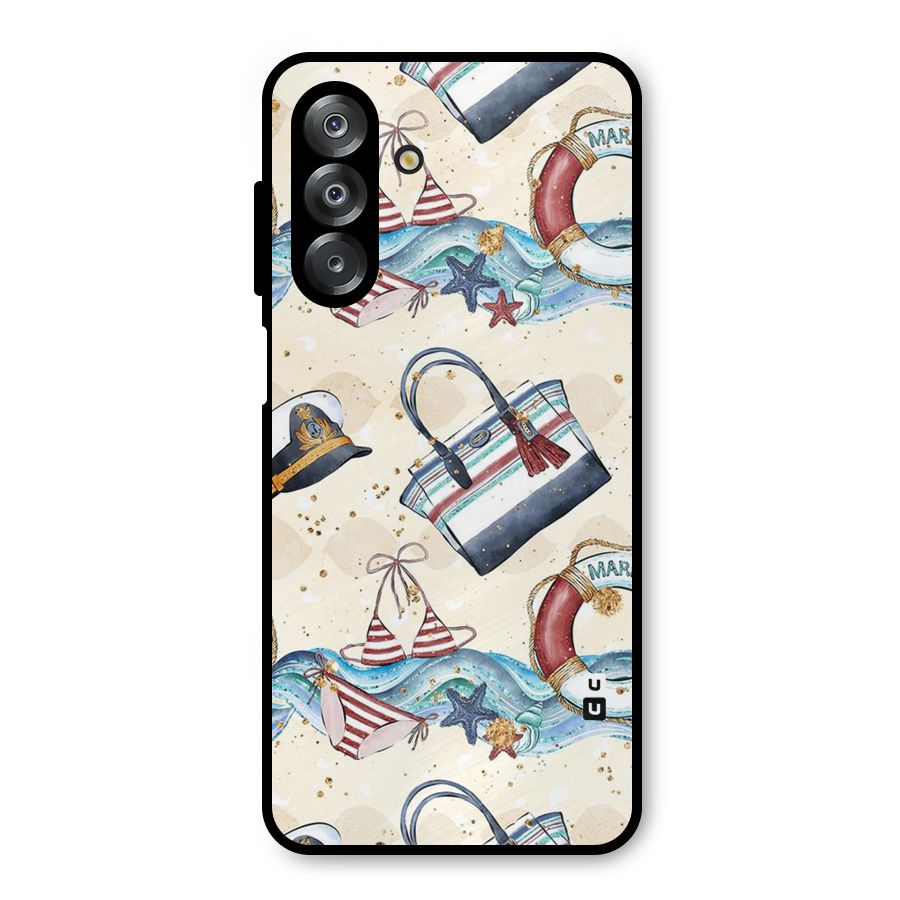 Marine Bag Design Metal Back Case for Galaxy A26