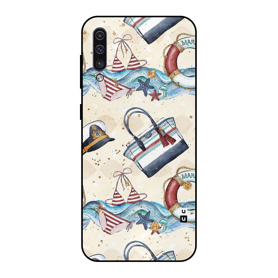 Marine Bag Design Metal Back Case for Galaxy A30s