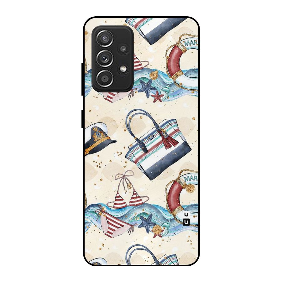 Marine Bag Design Metal Back Case for Galaxy A52s 5G