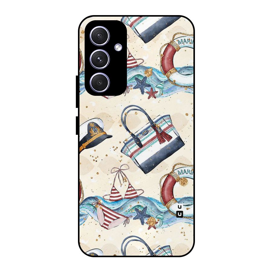 Marine Bag Design Metal Back Case for Galaxy A54