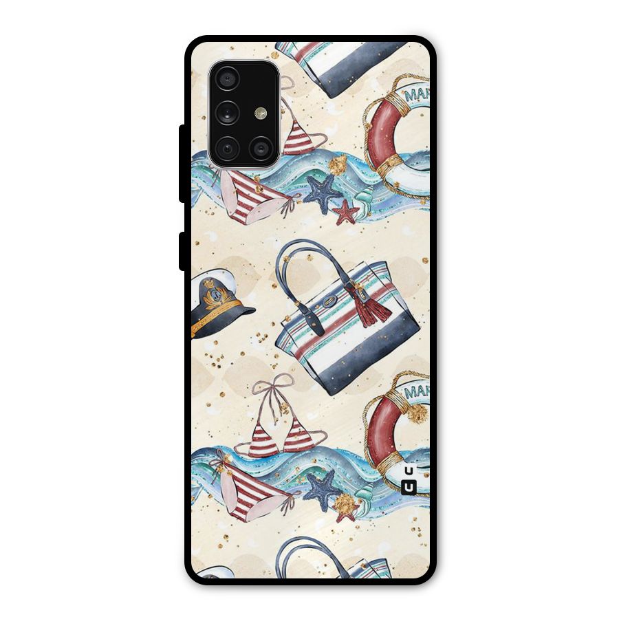 Marine Bag Design Metal Back Case for Galaxy A71