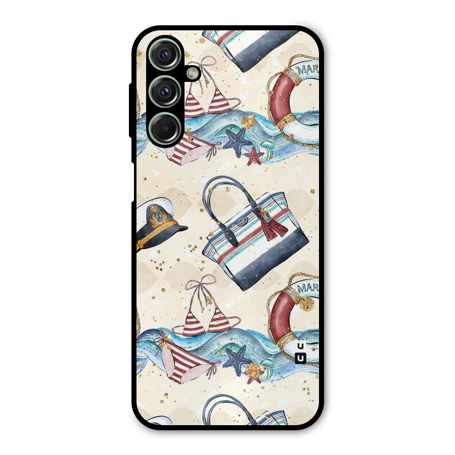 Marine Bag Design Metal Back Case for Galaxy F34