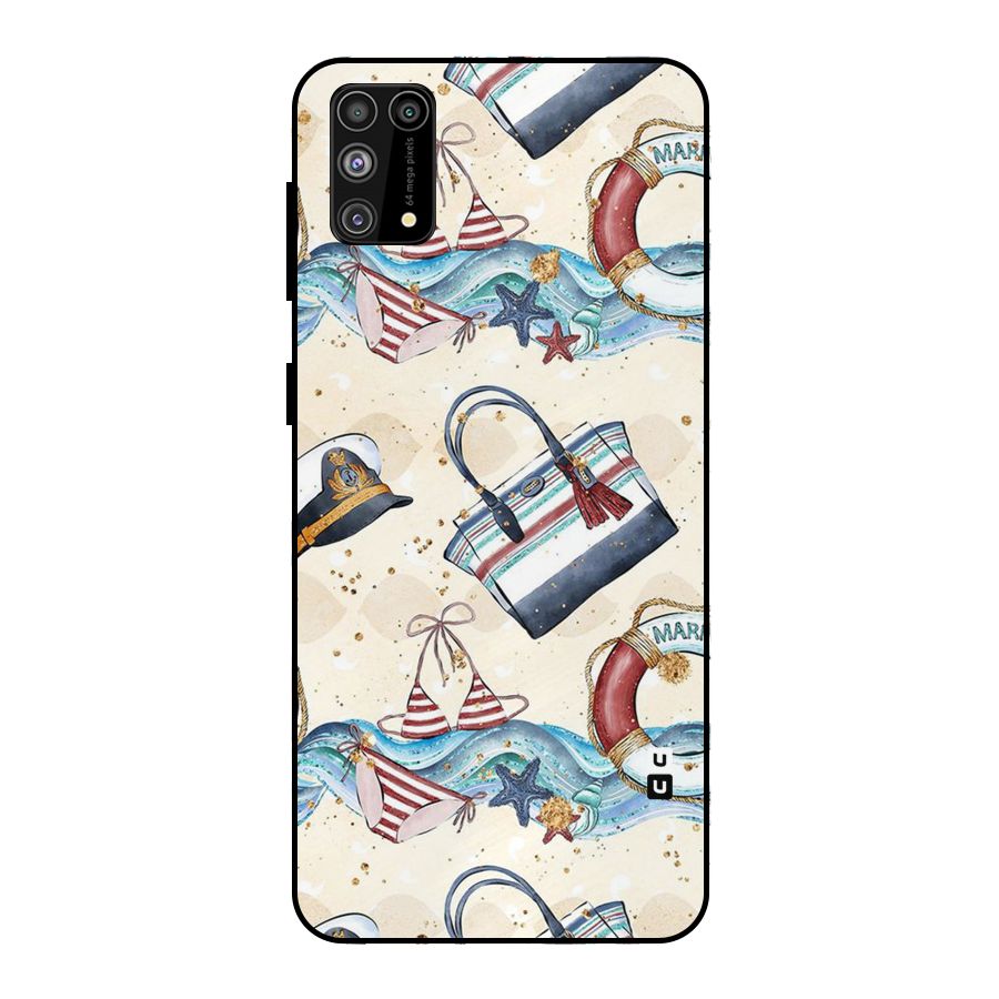 Marine Bag Design Metal Back Case for Galaxy F41