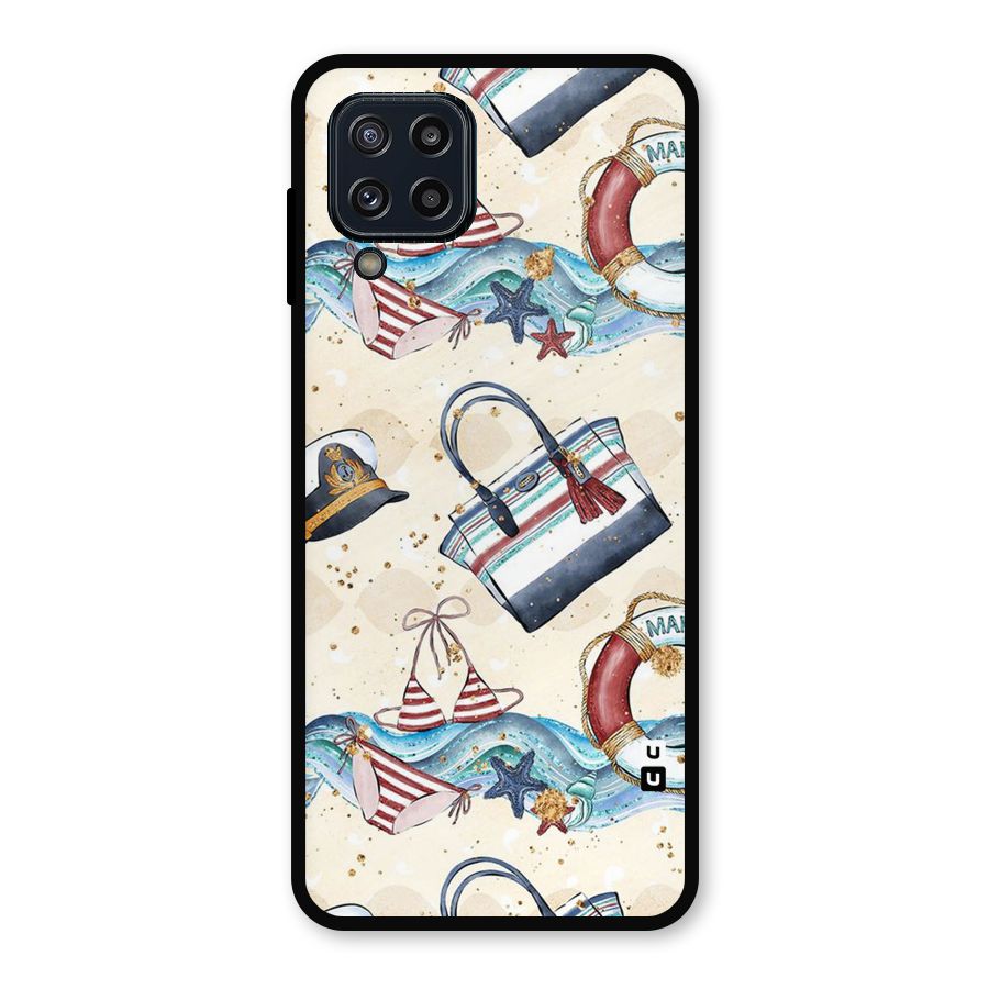 Marine Bag Design Metal Back Case for Galaxy M32