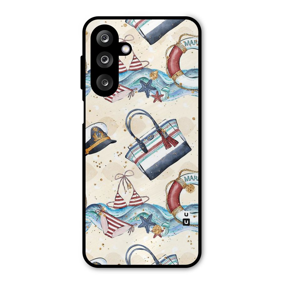 Marine Bag Design Metal Back Case for Galaxy M36