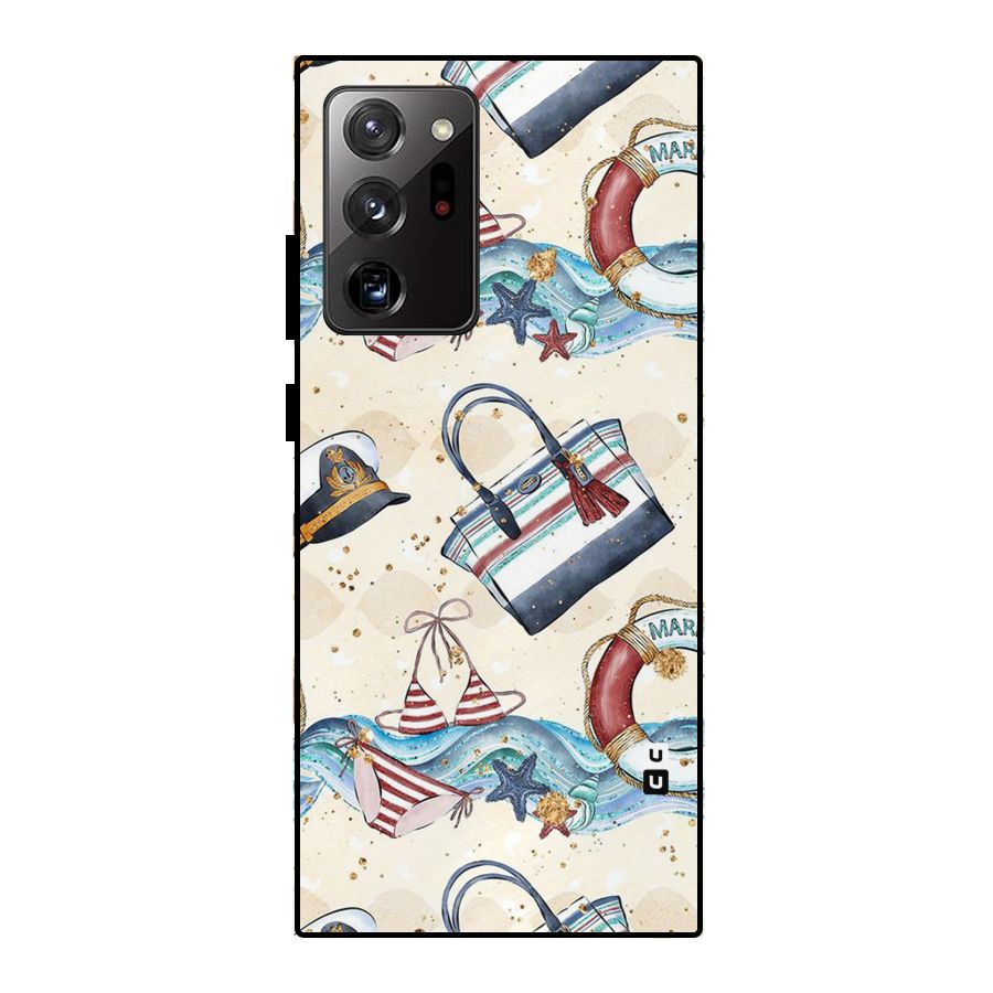 Marine Bag Design Metal Back Case for Galaxy Note 20 Ultra