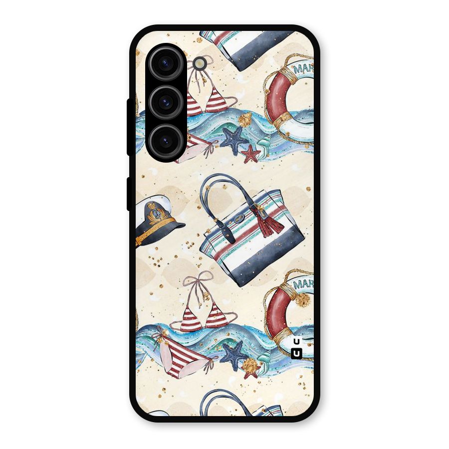 Marine Bag Design Metal Back Case for Galaxy S23