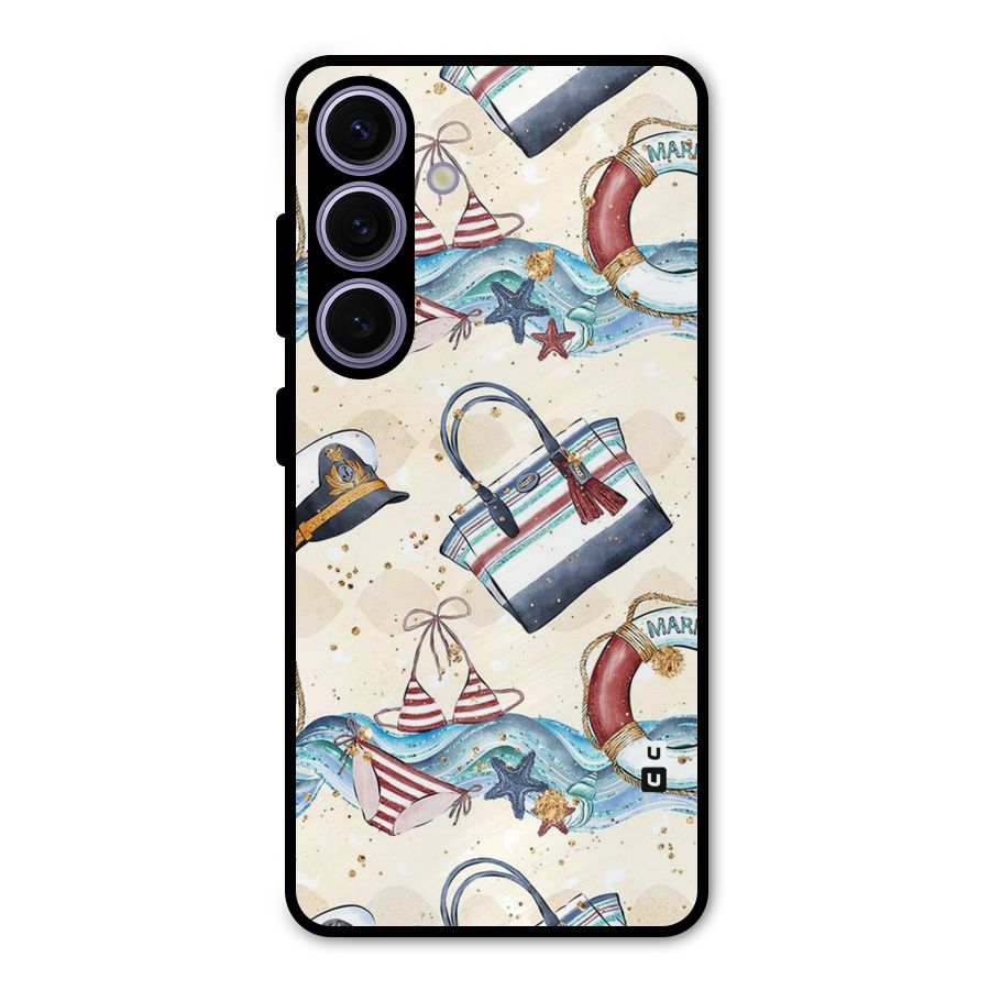 Marine Bag Design Metal Back Case for Galaxy S24