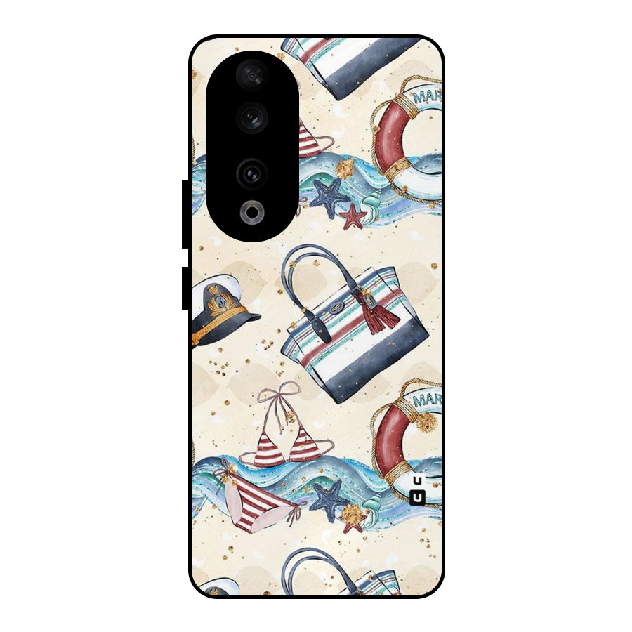 Marine Bag Design Metal Back Case for Honor 90