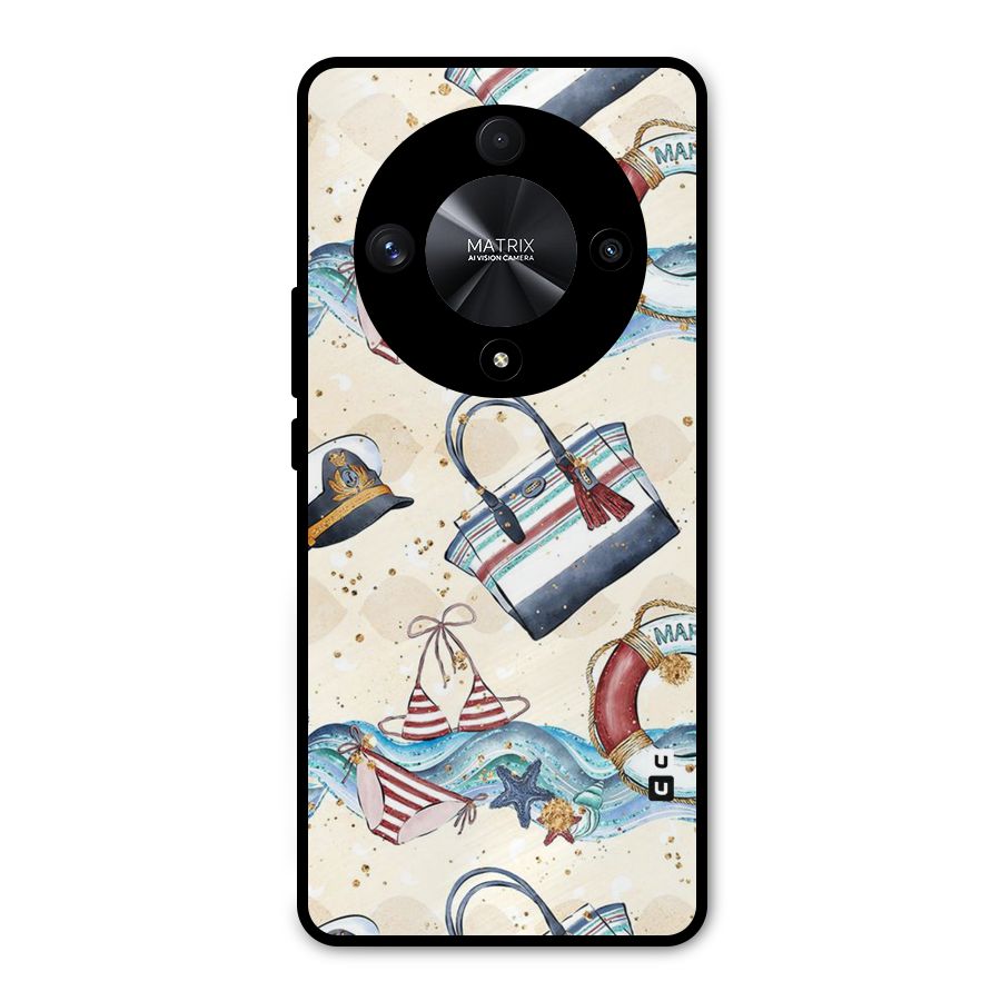 Marine Bag Design Metal Back Case for Honor X9b