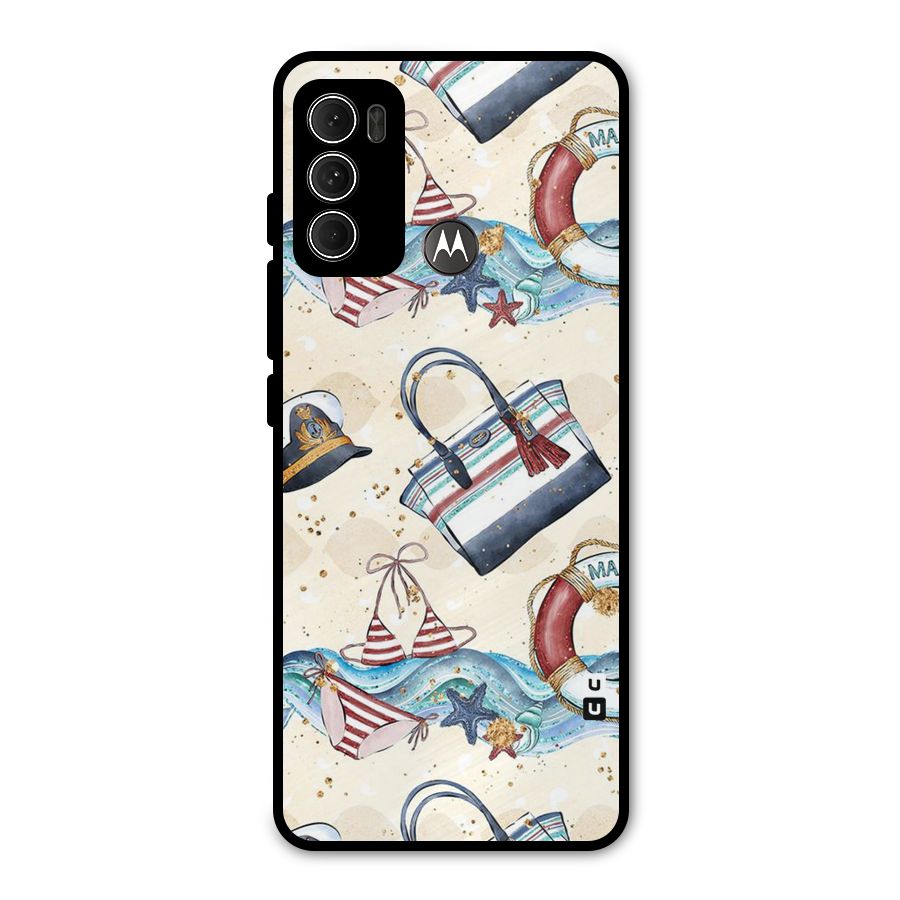 Marine Bag Design Metal Back Case for Moto G60