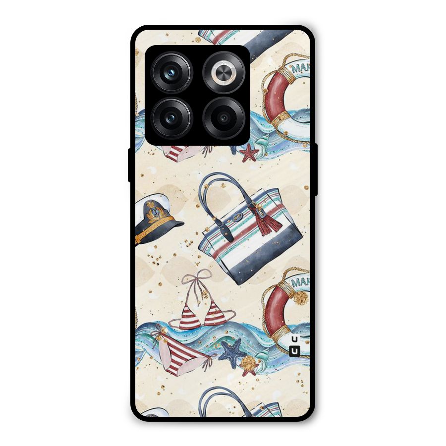 Marine Bag Design Metal Back Case for OnePlus 10T
