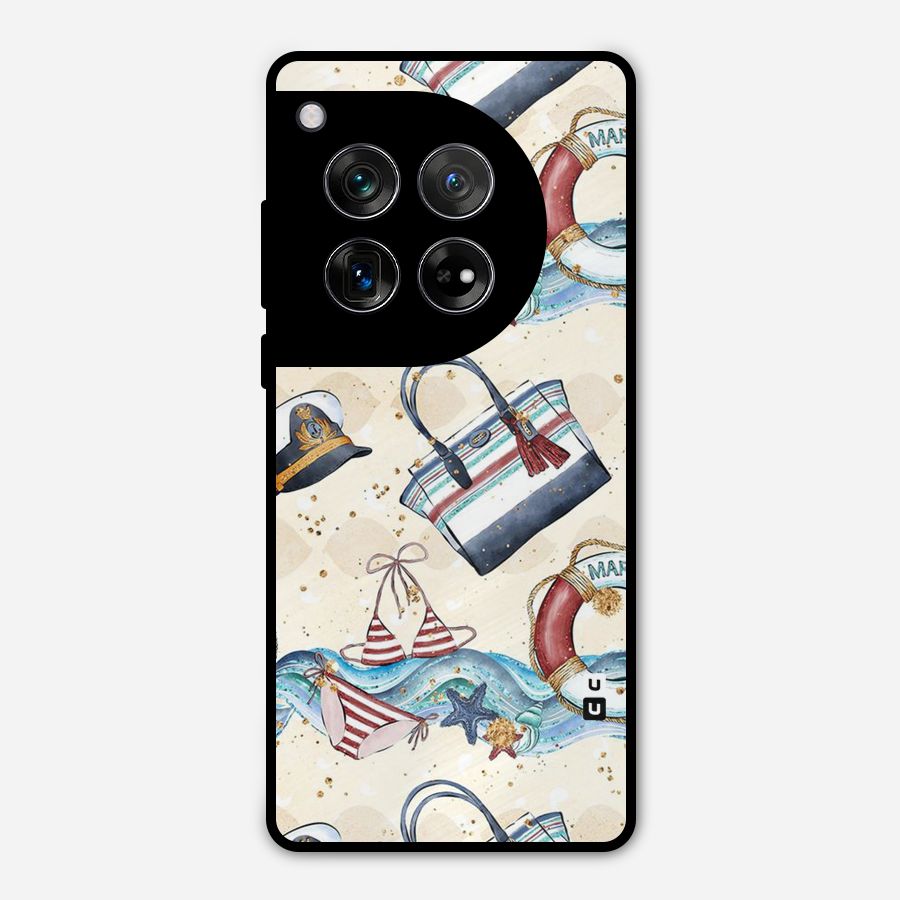 Marine Bag Design Metal Back Case for OnePlus 12