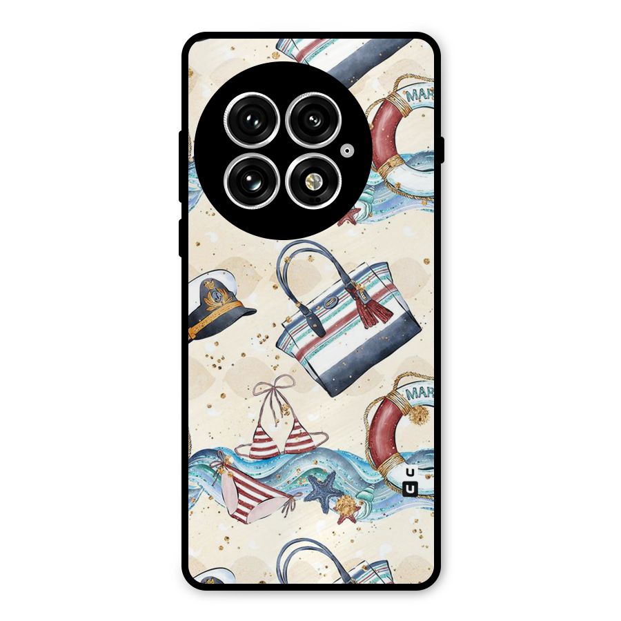 Marine Bag Design Metal Back Case for OnePlus 13