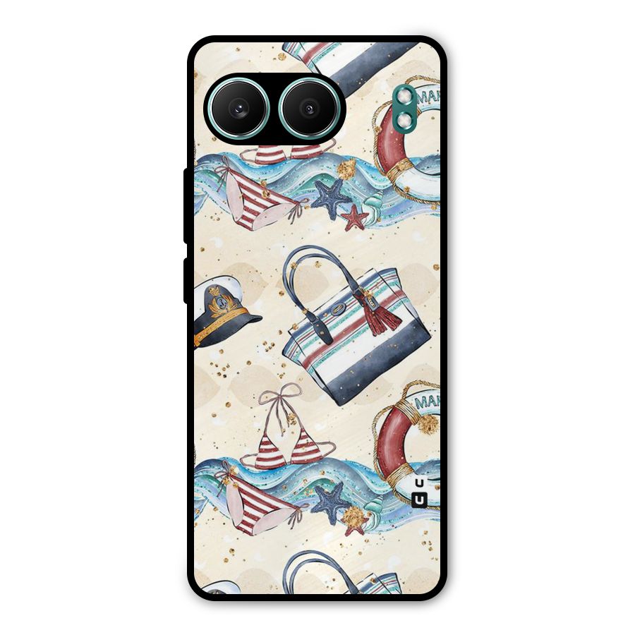 Marine Bag Design Metal Back Case for OnePlus Nord 4
