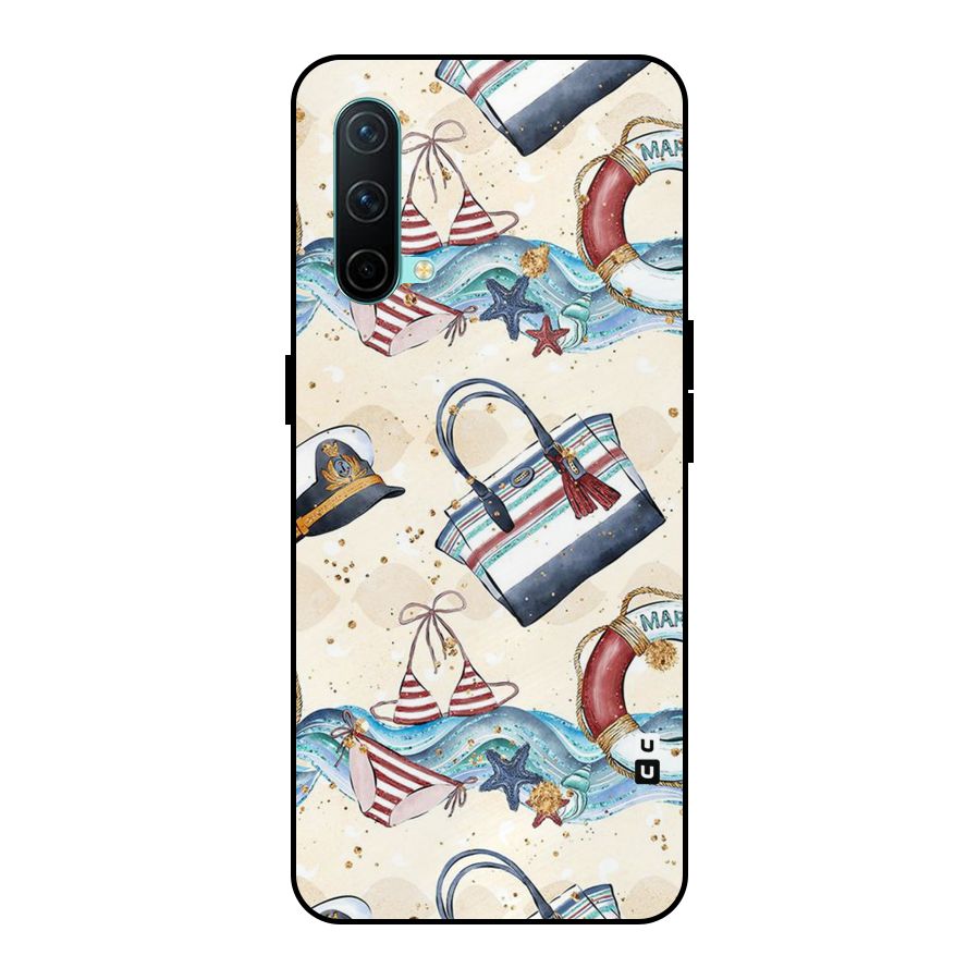 Marine Bag Design Metal Back Case for OnePlus Nord CE 5G