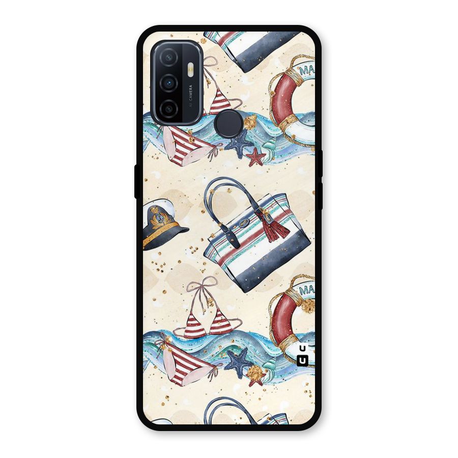 Marine Bag Design Metal Back Case for Oppo A53