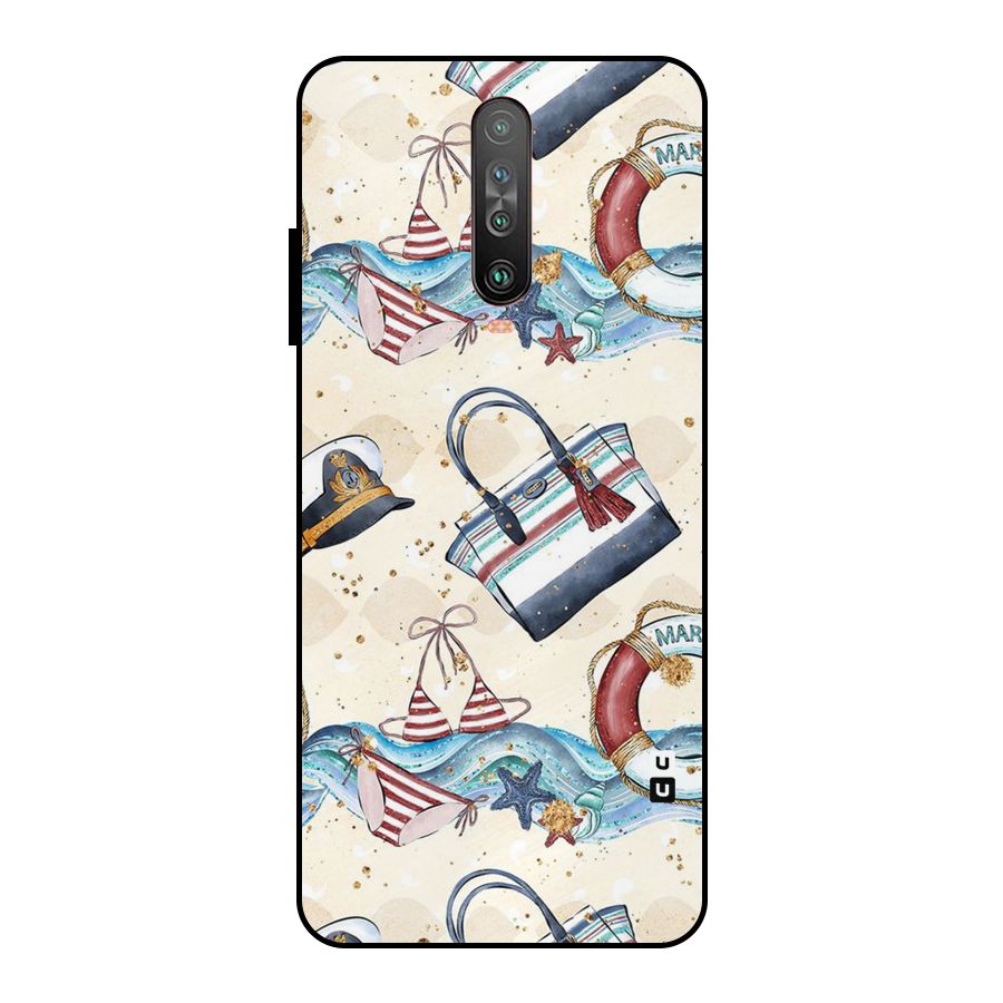 Marine Bag Design Metal Back Case for Poco X2