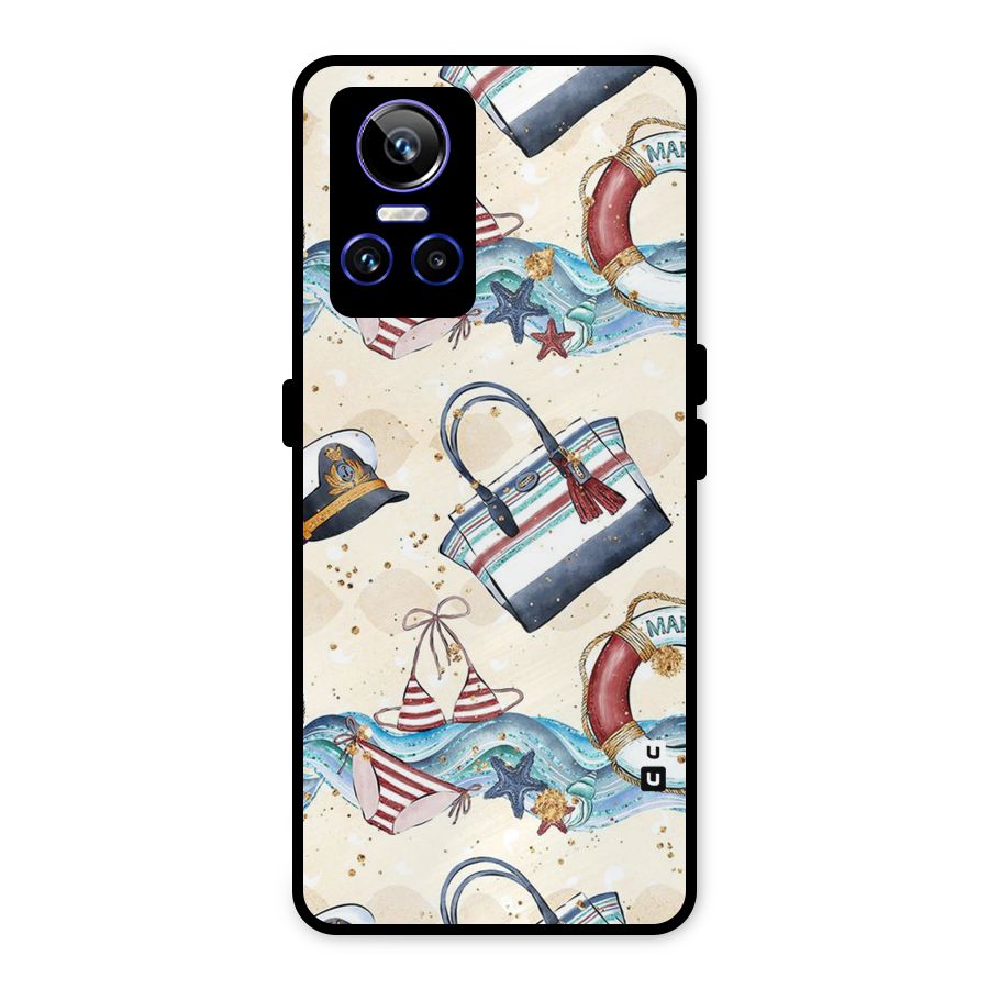 Marine Bag Design Metal Back Case for Realme GT Neo 3