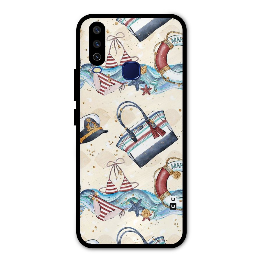 Marine Bag Design Metal Back Case for Vivo V17