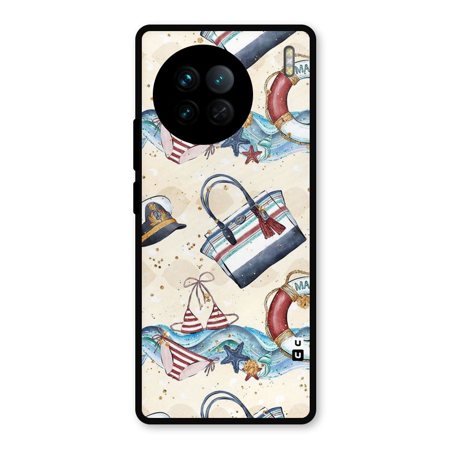 Marine Bag Design Metal Back Case for Vivo X90