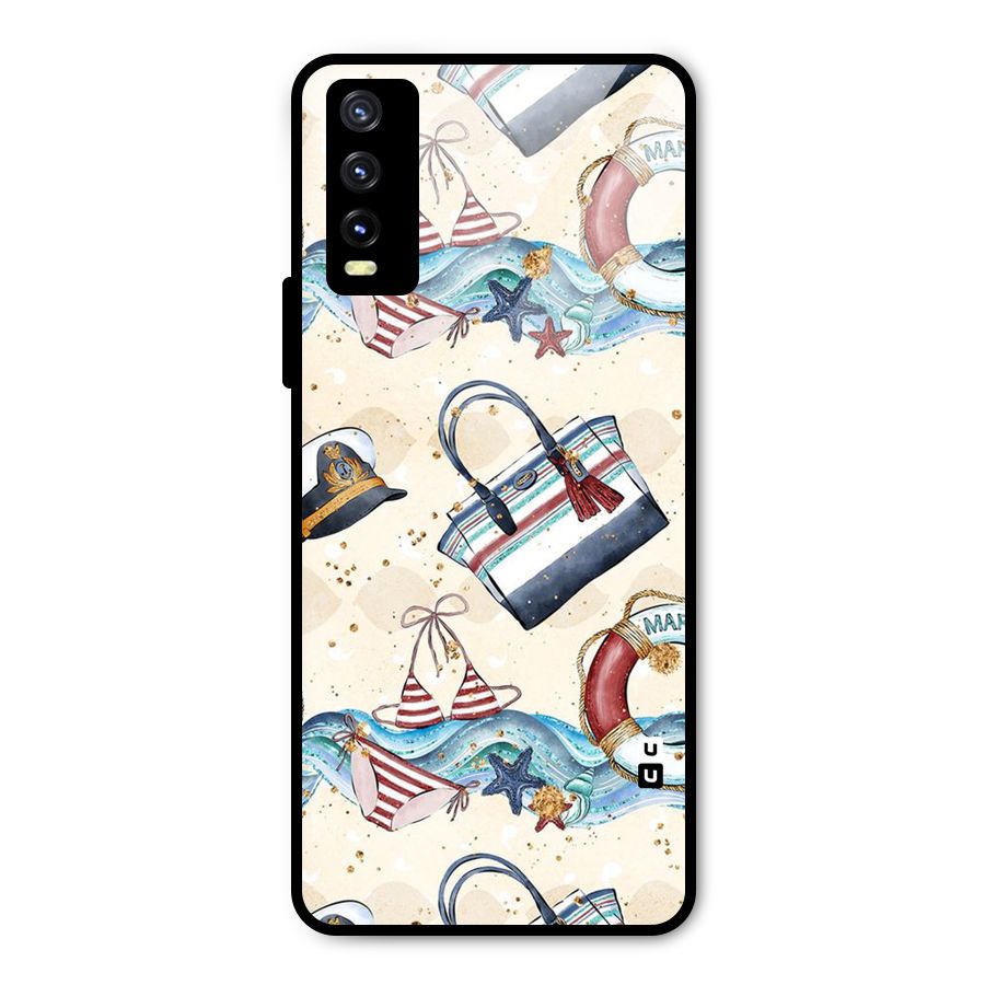 Marine Bag Design Metal Back Case for Vivo Y20