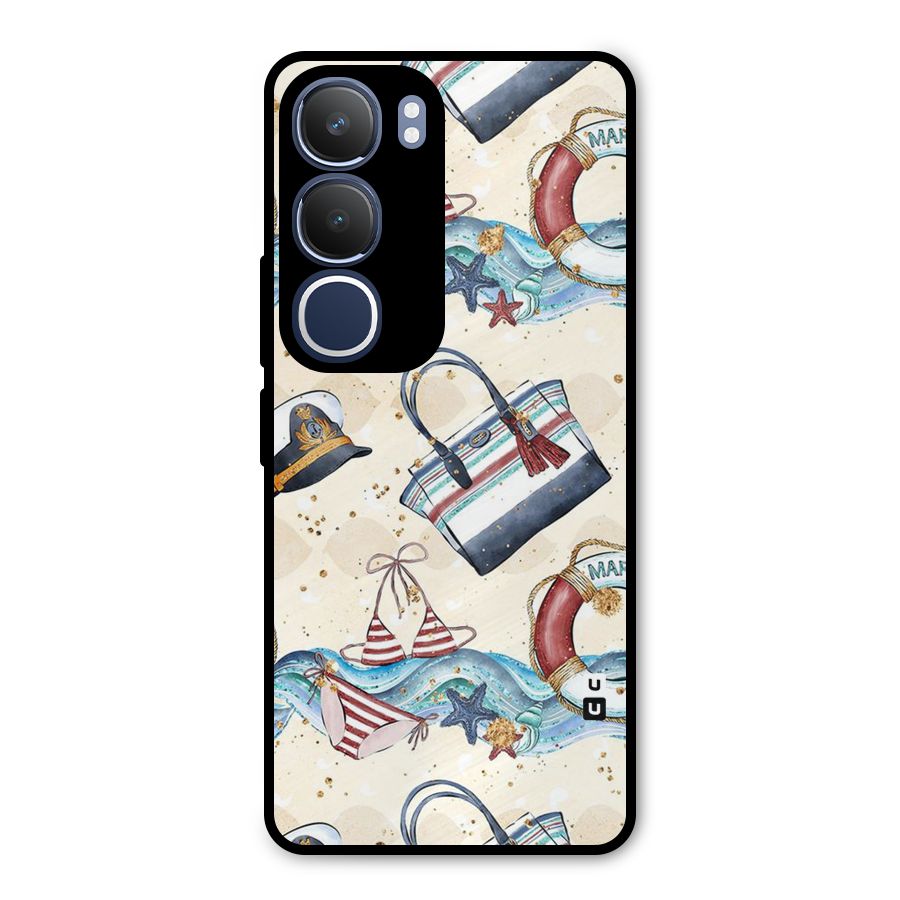 Marine Bag Design Metal Back Case for Vivo Y29