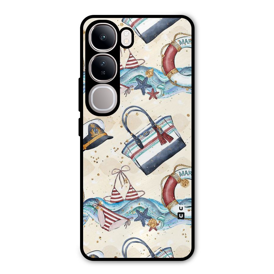 Marine Bag Design Metal Back Case for Vivo Y300